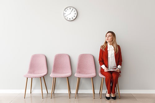 Woman in chair